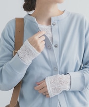 カーリーラッセルレースロングスリーブTシャツ