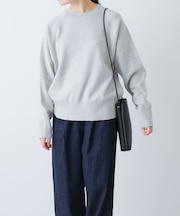 コットンスウェットニット