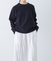 コットンスウェットニット