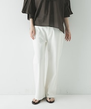 『3サイズ展開』綿麻デニムストレートパンツ