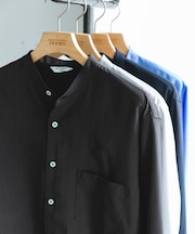 『XLサイズ／WEB限定』『吸水速乾』セオアルファバンドカラーロングスリーブシャツ