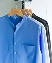 『XLサイズ／WEB限定』『吸水速乾』セオアルファバンドカラーロングスリーブシャツ