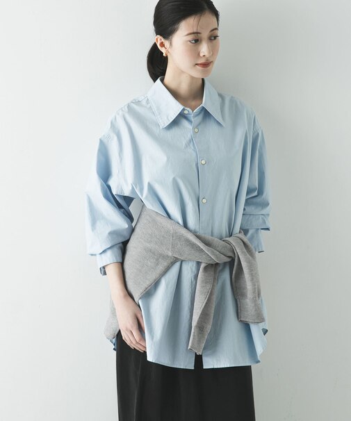 ガーメントダイコットンオーバーシャツ