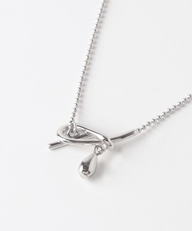 メタルトップマンテルネックレス