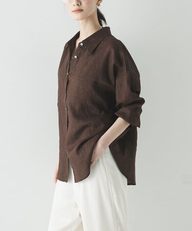 リネン2WAYシャツ