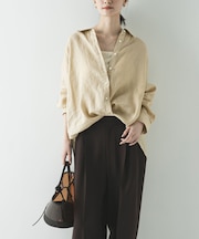 リネン2WAYシャツ