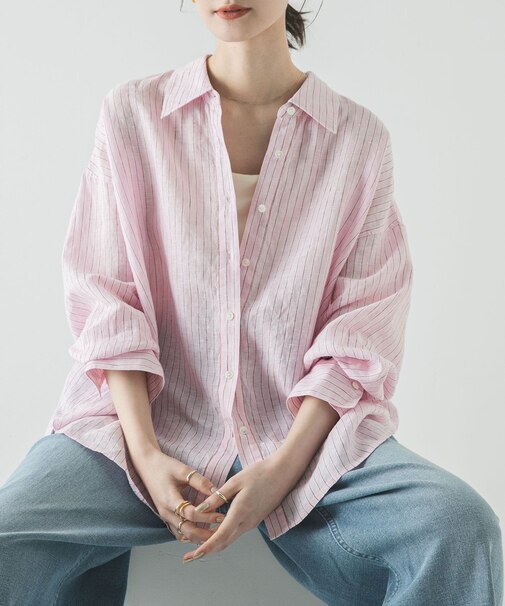 リネン2WAYシャツ