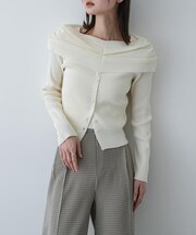 『洗濯可／防花粉』SKINProofオフショルセーター