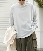 FORK&SPOON　CAVEボーダーロングスリーブTシャツ