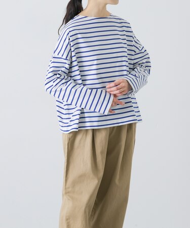 クロップドボーダーカットソー