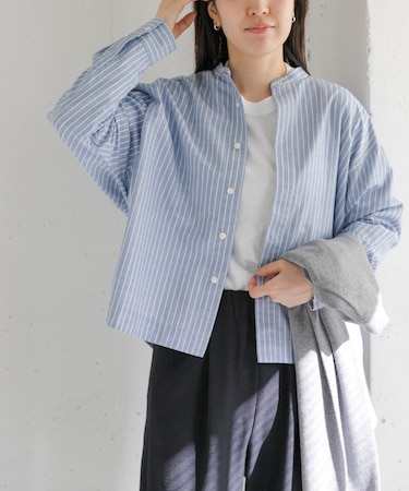 FORK&SPOON　ギボシコクーンロングスリーブシャツ