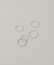 ステンレス5セットリング