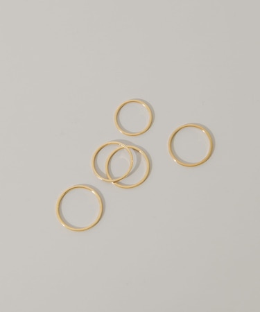 ステンレス5セットリング