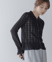 アイレットニットシャツプルオーバー