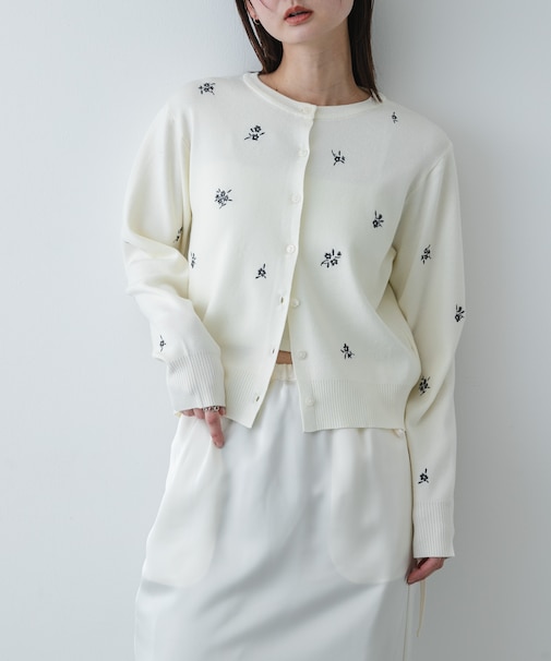 『洗濯可』コバナシシュウカーディガン