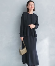 kaene フレアジャケットセットワンピース