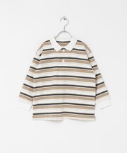 マルチボーダーラガーシャツ(KIDS)