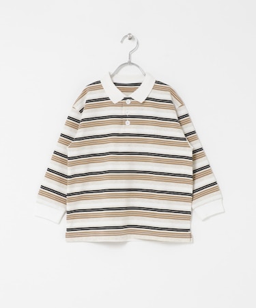 マルチボーダーラガーシャツ(KIDS)