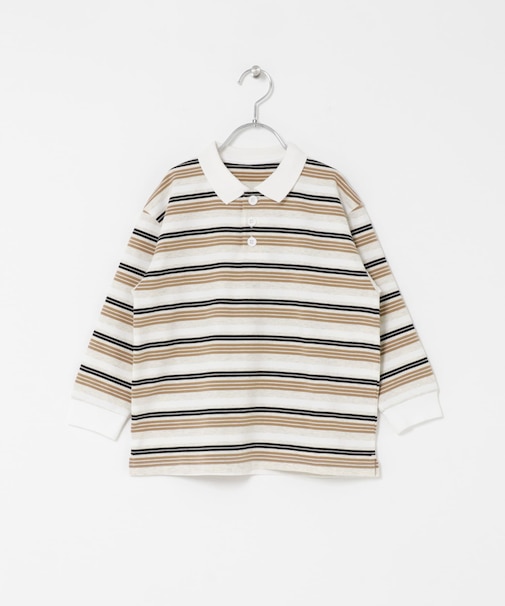 マルチボーダーラガーシャツ(KIDS)