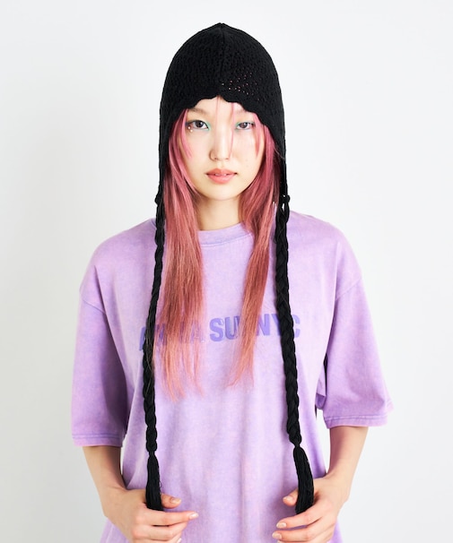 ANNA SUI NYC　クロシェニットキャップ