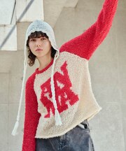 ANNA SUI NYC　クロシェニットキャップ