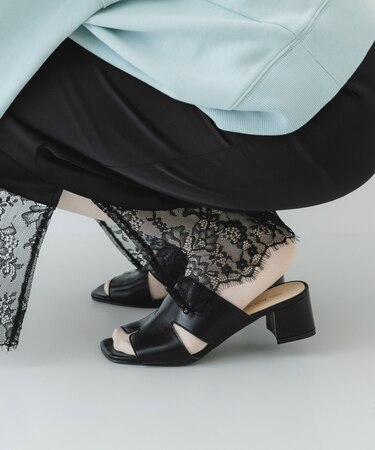 デザインカットアッパーミュール