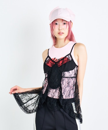 ANNA SUI NYC　マーメイドレースキャミソール