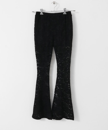 ANNA SUI NYC　フラワーレースストレッチパンツ