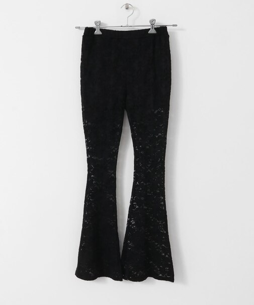 ANNA SUI NYC　フラワーレースストレッチパンツ
