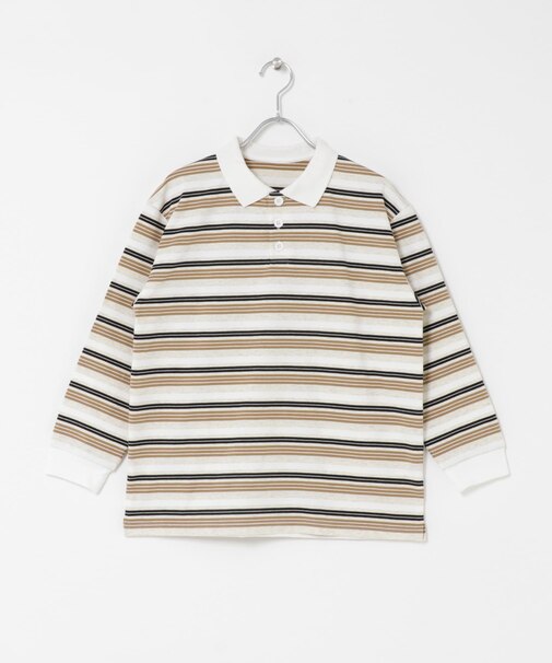 『150サイズ』マルチボーダーラガーシャツ(KIDS)