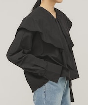 ラッフルBIGカラーブラウス