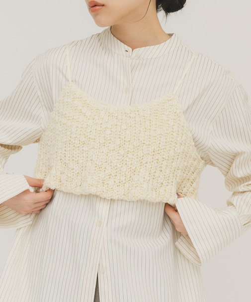 バルーンニットビスチェ