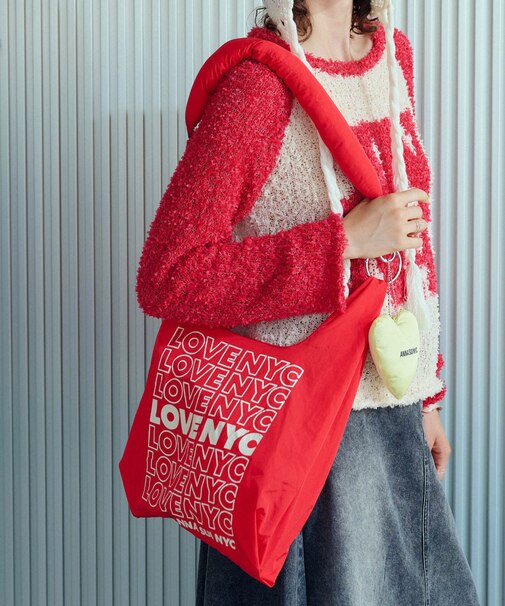 ANNA SUI NYC　LOVEショッピングバッグ