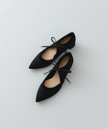 『MADE IN JAPAN』 3センチヒールリボンパンプス