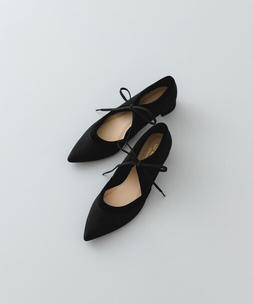 『MADE IN JAPAN』 3センチヒールリボンパンプス