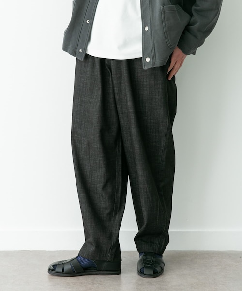 デニムライクイージーワイドパンツ｜アーバンリサーチの通販｜&mall