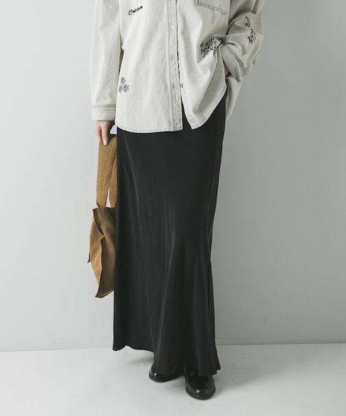 キュプラバイアススカート