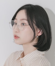 ダブルブリッジダテメガネ