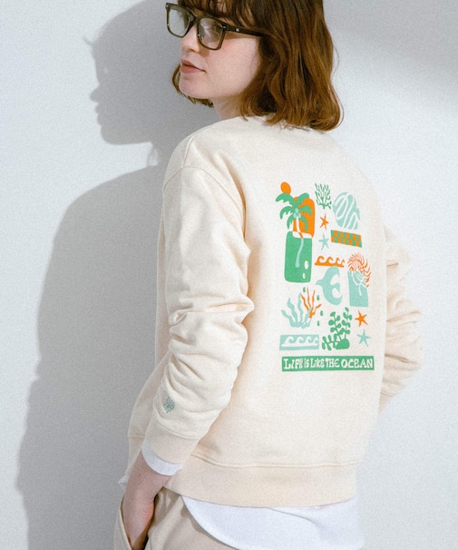 TOYAMEGコラボアートプリントスウェット