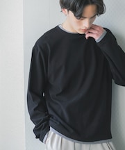 フェイクレイヤードロングTシャツ