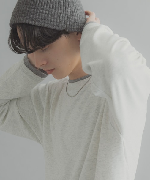 フェイクレイヤードロングTシャツ