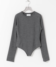 new basic　WASHABLE WOOL CONTOUR TOP