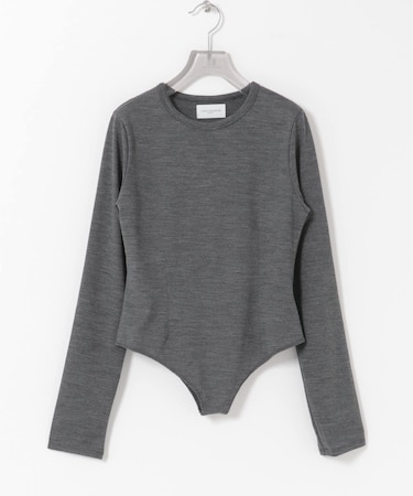 new basic　WASHABLE WOOL CONTOUR TOP