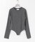 new basic　WASHABLE WOOL CONTOUR TOP