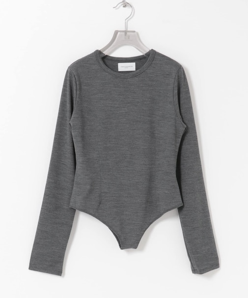 new basic　WASHABLE WOOL CONTOUR TOP