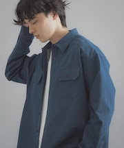 ダブルポケットカラーデニムシャツ