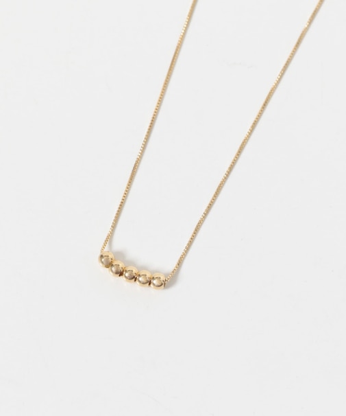 decor『デコール』 10K 5DOT NECKLACE