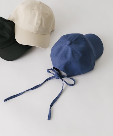 バックリボンキャップ