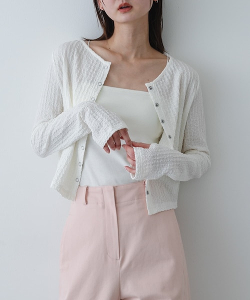 シャーリングカットカーディガン｜アーバンリサーチの通販｜&mall