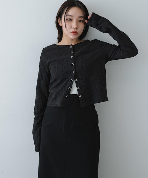 シャーリングカットカーディガン｜アーバンリサーチの通販｜&mall